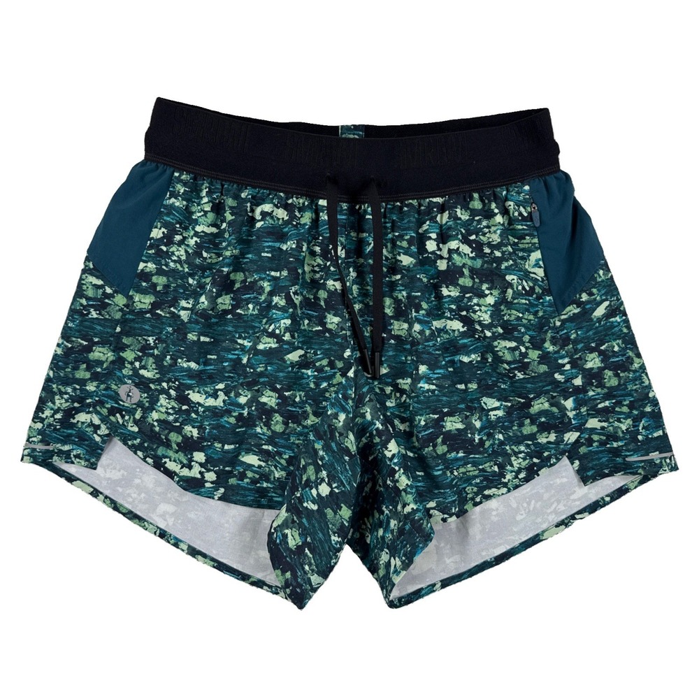 Smartwool Active Lined Shorts Women's XS Teal Blue Drawstring
